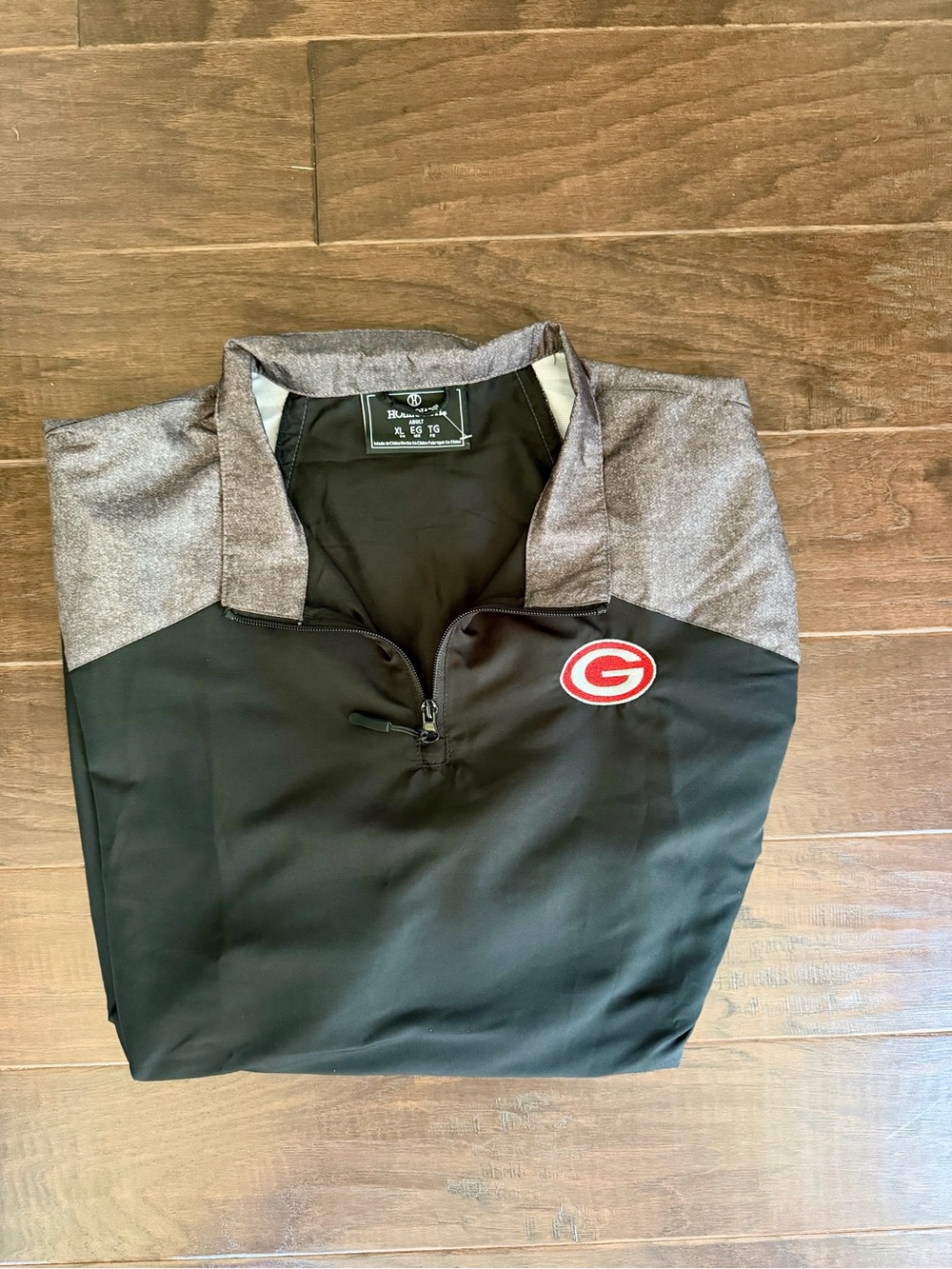 Holloway Georgia Bulldogs Black & Gray Pullover with 'G' Logo